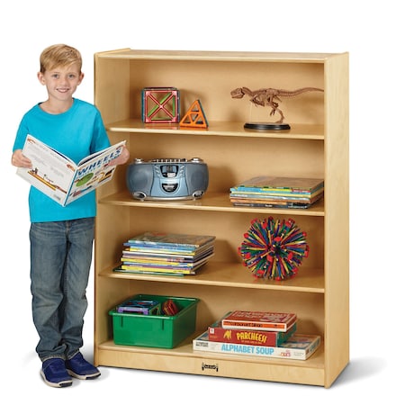 Jonti-Craft Tall Fixed Straight-Shelf Bookcase 5229JC